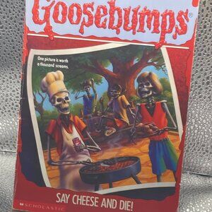 Vintage Book-Goosebumps Say Cheese and Die #4-RL Stine 1992